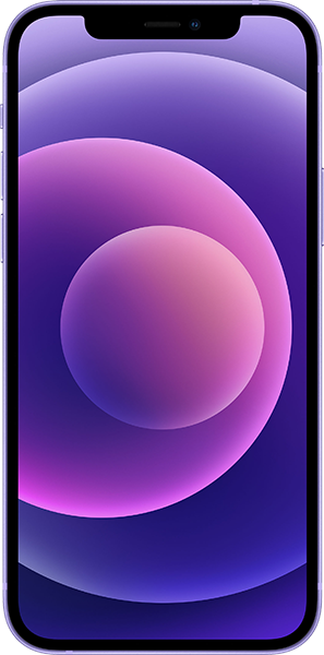 Apple iPhone 12 64 GB Violett Bundle mit 2 GB LTE