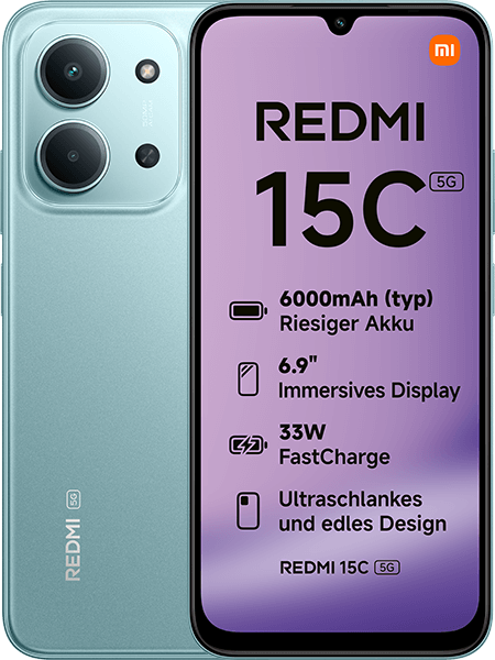 Xiaomi Redmi 15C 5G 128GB Mint Green Xiaomi Redmi 15C 5G 128GB Mint Green