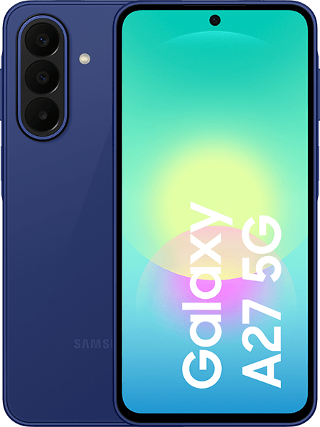 sim.de Allnet Flat 50 + 10 GB + Samsung Galaxy A27 5G 128GB Blue - 26,99 EUR monatlich