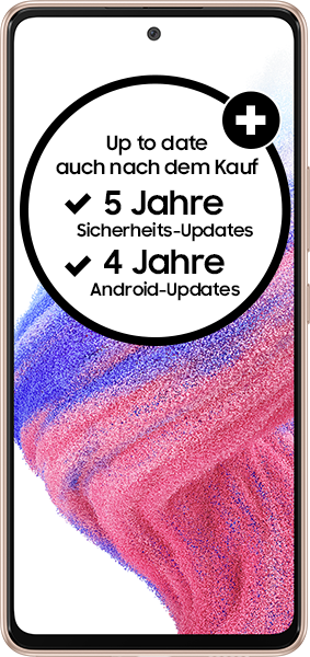 sim.de LTE All 2 GB + Samsung Galaxy A53 5G Awesome Peach - 19,99 EUR monatlich