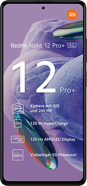 Xiaomi Redmi Note 12 Pro+ 5G Midnight Black