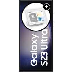 Samsung Galaxy S23 Ultra 256GB Phantom Black + Google Nest Hub (2. Generation) Kreide